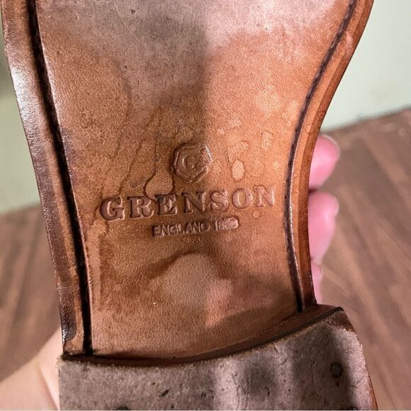 Grenson Dylan Wing Tip Oxford Brogue Leather Goodyear Welted Men’s UK 6.5 US 7.5 main image 5